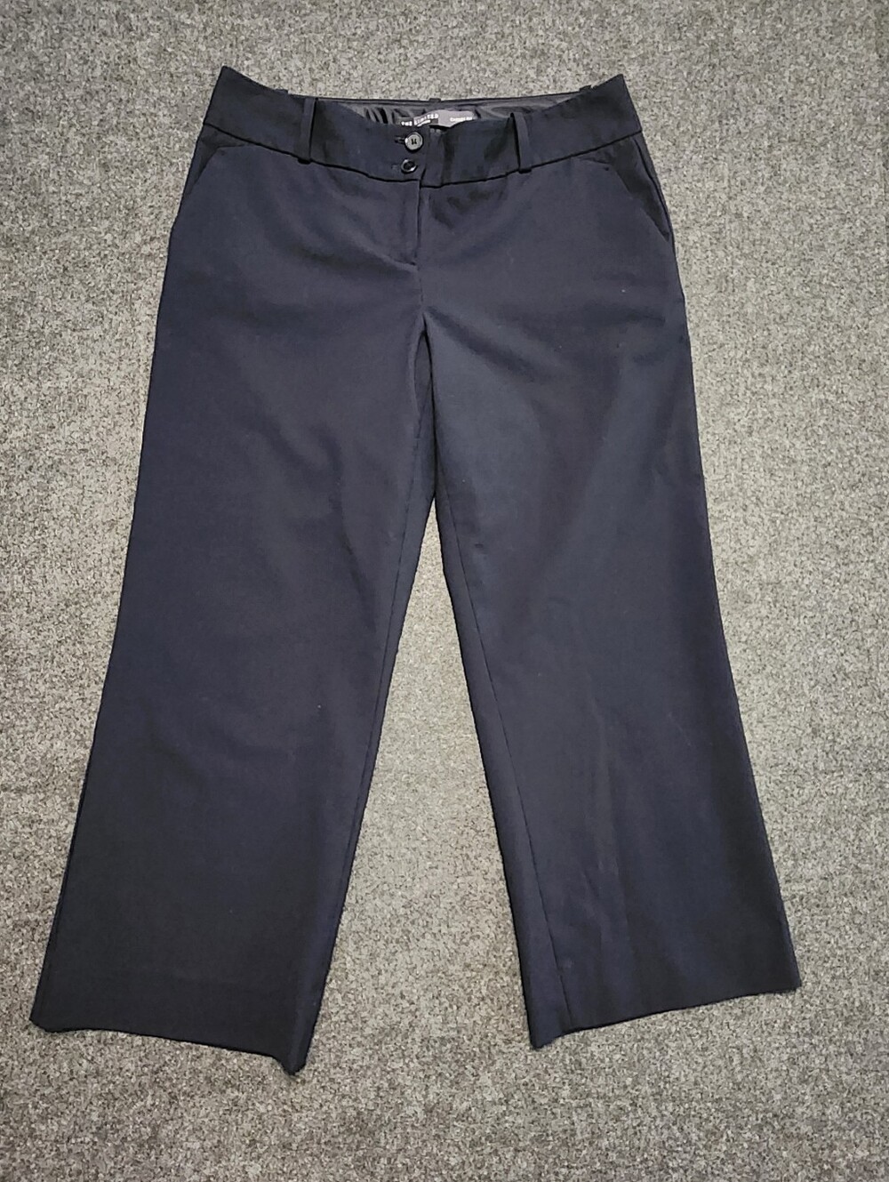 The Limited Navy Cassidy Fit Wide-Leg Dress Pants